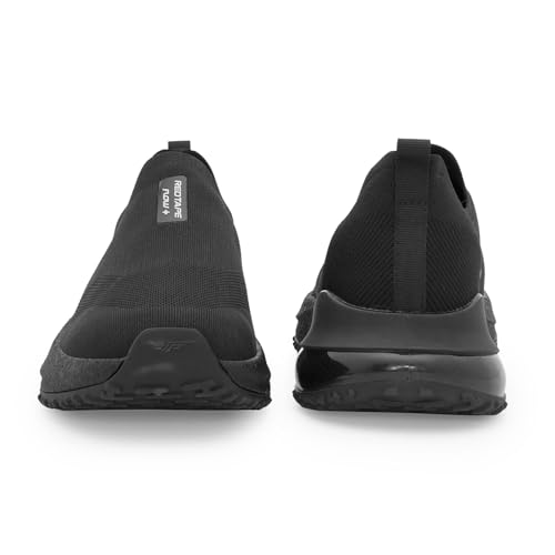 Image of Red Tape Men's Walking Shoes Black Round Toe Slipon