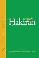 Hakirah: The Flatbush Journal of Jewish Law and Thought 0976566575 Book Cover
