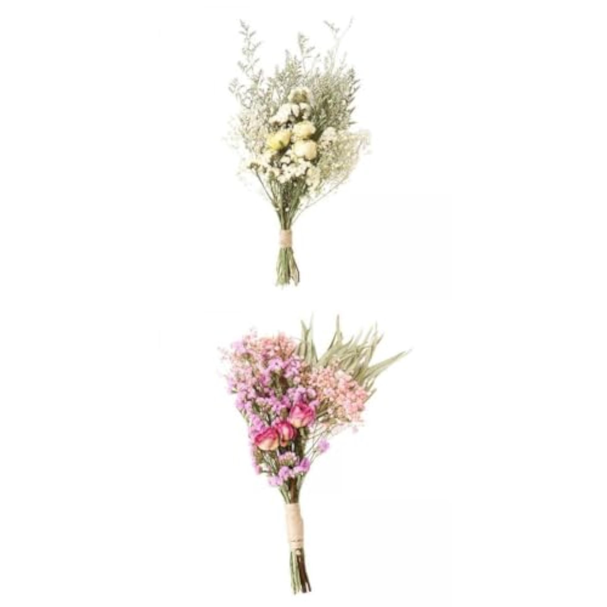 2X Dried Flowers Bouquet Wedding Party Decor