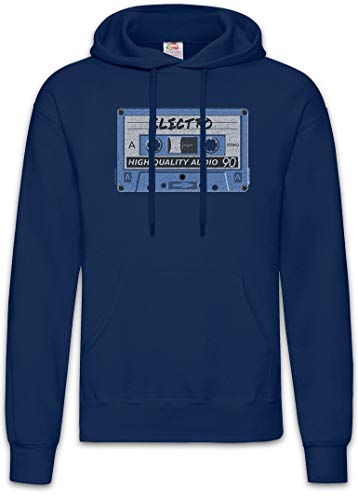 Sweat-shirt Urban Backwoods Tape Electro hoodie noir avec grande poche
