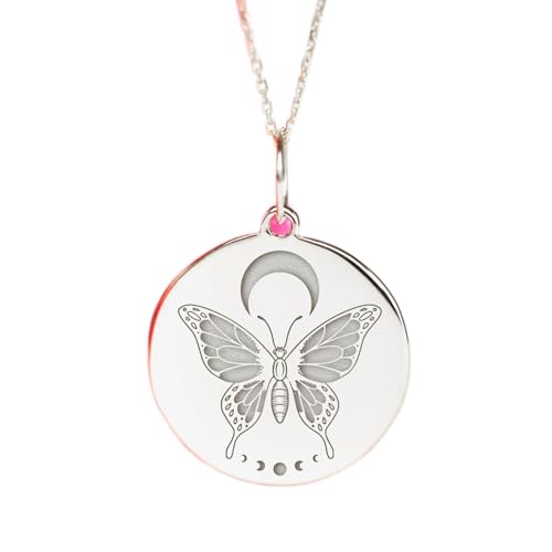 Collier papillon de nuit argent 925 pour sublimer votre style quotidien