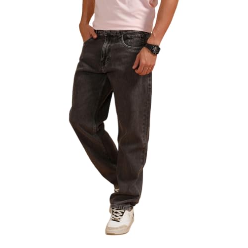 Image of WROGN Men's Anti Fit Jeans | Mid Rise | Jeans for Man