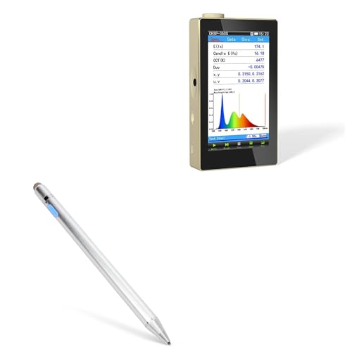 BoxWave Stylus Pen Compatible with Hopoocolor Spectrometer OHSP350 - AccuPoint Active Stylus, Electronic Stylus with Ultra Fine Tip - Metallic Silver