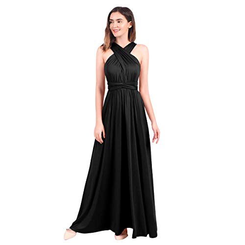 infinity dress halter AFAVOM Women's with Bandeau, Convertible Bridesmaid Dress, Multi-Way Wrap Transformer Cocktail Evening Gown, Full Length Long Maxi Formal Wedding Party Dresses Black XS : Clothing, Shoes & Jewelry Trauma Wounds Size:48 US (58 EU) Grace | Crepe Fit