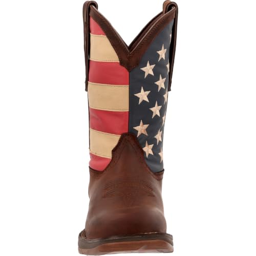 Image of Durango Men's Patriotic Pull-On Western Flag Boots