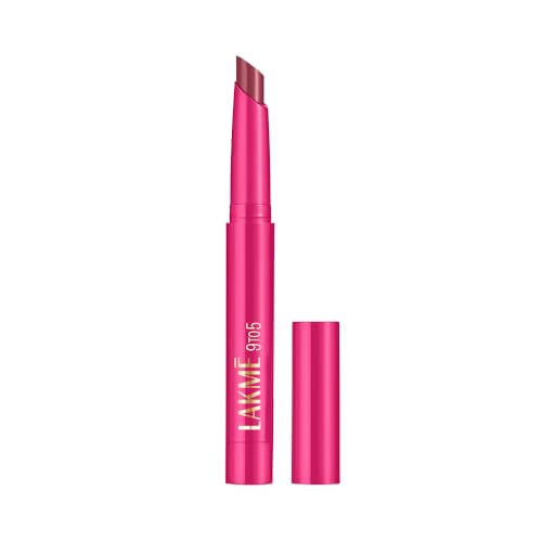 Image of Lakme 9 to 5 Forever Matte Lip Crayon, Pitch Pink, 1.1g, for Smooth and Supple Lips, with Vitamin C, Matte Finish, 8 Hr Hydration, Long Lasting all day comfort, Retractable Crayon