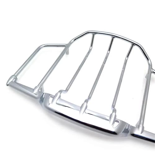 Riel portaequipajes cromado superior para Harley Davidson Touring FLTR 4