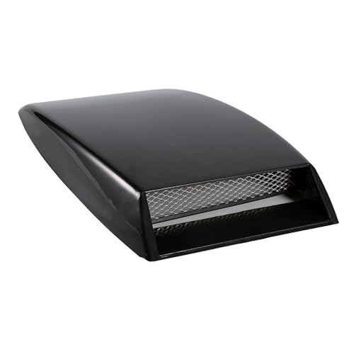Universal Auto Lufteinlass Motorhaube Vent Aufkleber Abdeckhaube (schwarz)