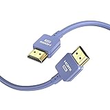 DIGIFORCE HDMI スリム ケーブル 1.8m ウルトラハイスピード 8K 60Hz対応【 HDMI 2.1 認証品 】 ネイビーブルー
