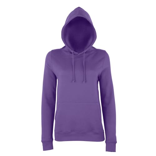 AWDis Just Hoods Womens/Ladies Girlie College Pullover Hoodie (2XL) (Digital Lavender)