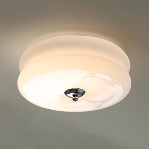 Lámpara de techo para dormitorio de estilo nórdico con tres modos de luz y diseño redondo