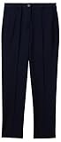 pantaloni cargo uomo benetton Pantaloni in gabardina bielastica, fit dritto e lunghezza alla caviglia. Apertura davanti con zip e bottone su cinturino con passanti, sui fianchi 2 tasche alla francese.