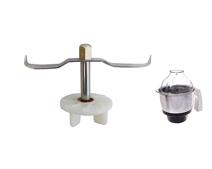 Steel Jar Blade Set with Coupler Compatible with Preethi MG-504 Mixer Grinder – 1 Set (Stainless Steel)-image-48
