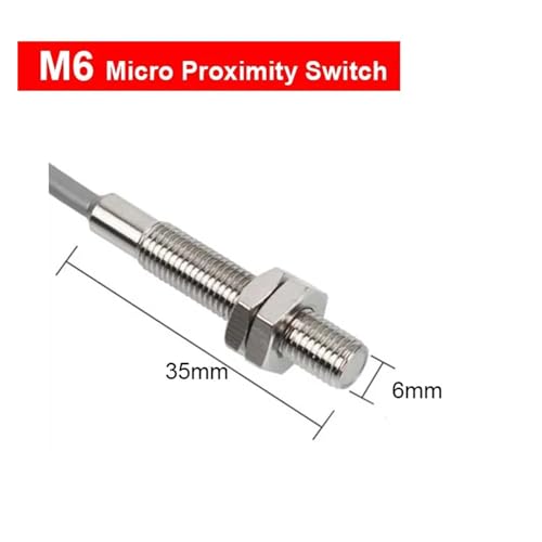 Capteur de proximité à induction M6 NPN NC pour automatisme industriel - 3