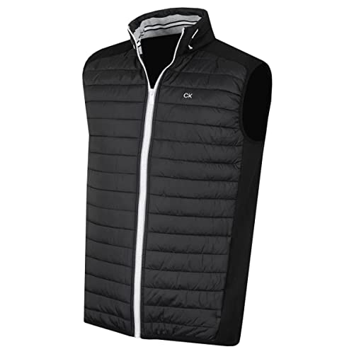 Calvin Klein Men's Hybrid Gilet - Black/Silver - L