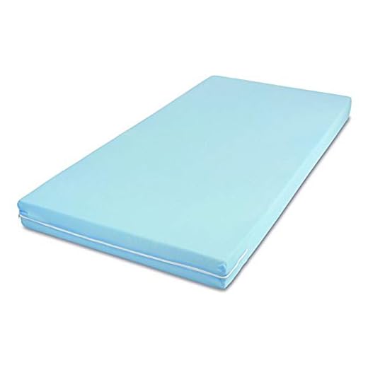 MSS Roll-Matratze, Easy Active, 150 x 200 x 11 cm, H3, Bezug Blau, Schaumstoff