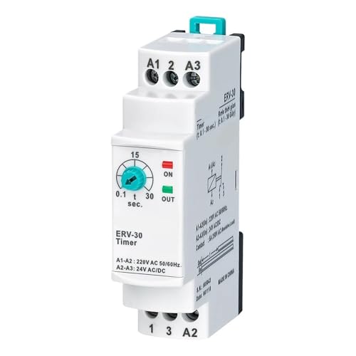 Relais temporise ERV-30 reglage de precision 110V 24V pour automatisme