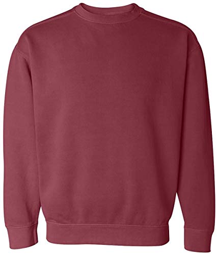 Comfort Colors Adult Crewneck Sweatshirt (Medium, Brick)