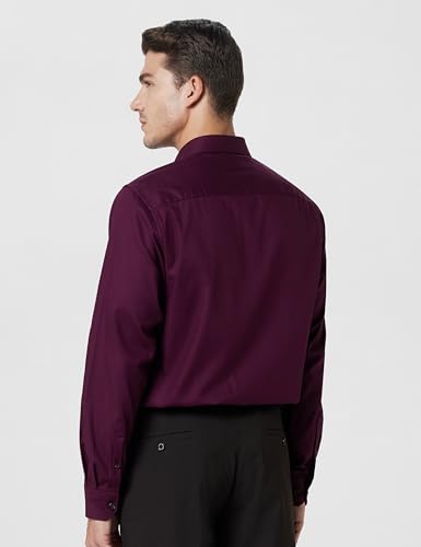 Image of Allen Solly Men's Striped Formal Shirt | Classic Fit | Crisp Tailored Look | Office, Business & Workwear