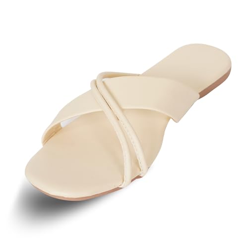 Image of Women's Lightweight Flip Flops | Comfortable Daily Wear Chappals | Soft Insole Slip-On Slippers for Girls & Women