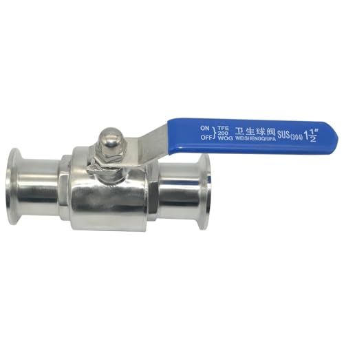 Vanne sanitaire en acier inoxydable 304 avec collier de serrage ultra-précis - 4