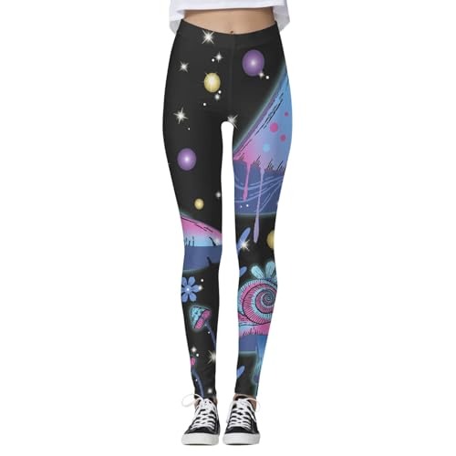 Leggins - Pantalones de yoga push up para mujer, cintura alta, cómodos, transpirables, para correr, fitness, deporte, correr, correr, abdomen, algodón, pantalones de entrenamiento para mujer, azul, M