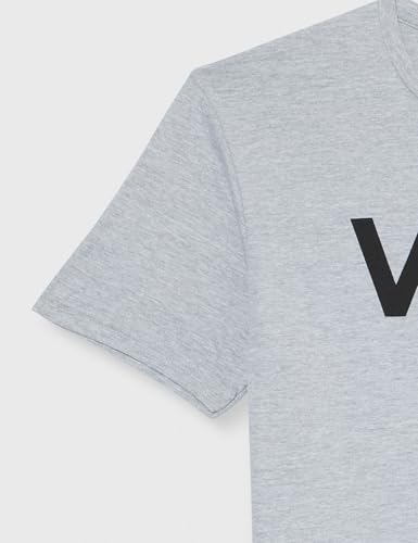 Vans Classic Drop V SS Crew tee-b Camiseta, Gris, M para Hombre