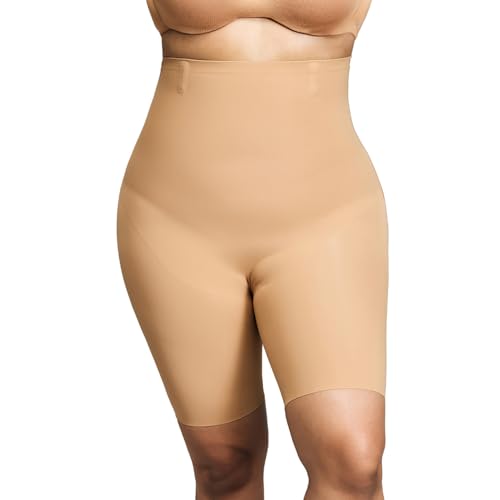 Image of NYKD by Nykaa Bonded Seamless Tummy and Thigh Shapewear | High Waist, Regular fit -NYSH31