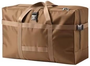 Brown Oxford Cloth 600D Heavy-Duty Storage Bag With Buckles