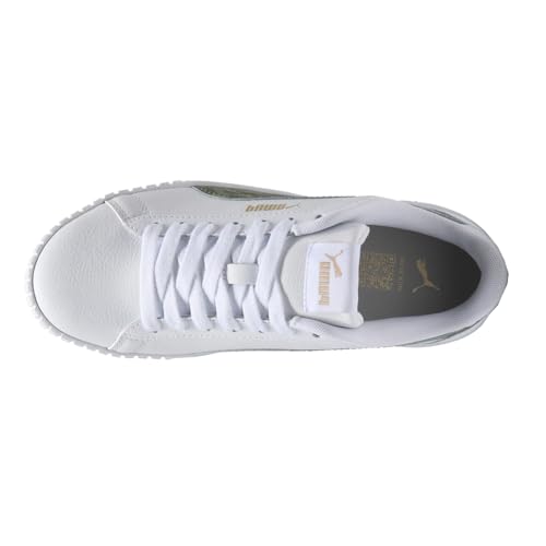 PUMA PUMA Womens Carina Crew 2 Camouflage Lace Up Sneakers Shoes Casual - White - Size 7.5 M