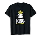 Photo Gallery gin king uomini ragazzi bere divertente regalo per amante maglietta Photo Gallery gin king uomini ragazzi bere divertente regalo per amante maglietta
