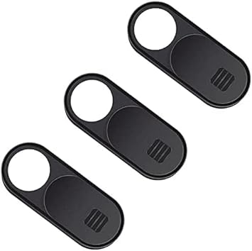 Natipo Webcam Cover, Camera Cover Slide, Ultra-Thin Webcam Cover Slide Compatible for Laptop Desktops, MacBook, PC, Tablet, Cell Phone and More Accessories -Protect Your Privacy Security (3-Pack)