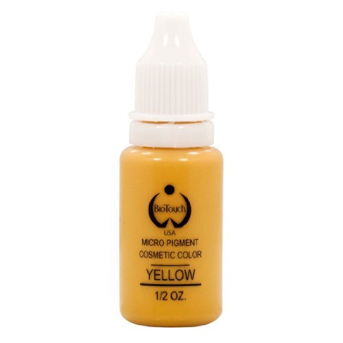 BioTouch Permanent YELLOW Makeup Cosmetic Tattoo Inks Micro Pigment