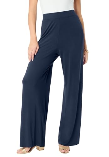Roaman's Women's Plus Size Ultra Drape Pull-On Pant
