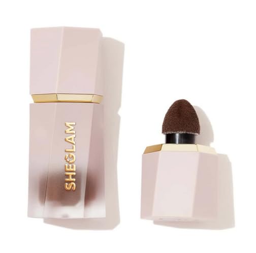 SHEGLAM Sun Sculpt Liquid Contour-Camel Suede Gel Cream Contour Non-Greasy Long Lasting Highly Pigmented Natural Contour Contouring Weightless Bronzer,5.5 g