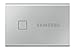 Produktbild Samsung T7 Touch Portable SSD - 1 TB - USB 3.2 Gen.2 Externe SSD Metallic Silver (MU-PC1T0S/WW) (Generalüberholt)