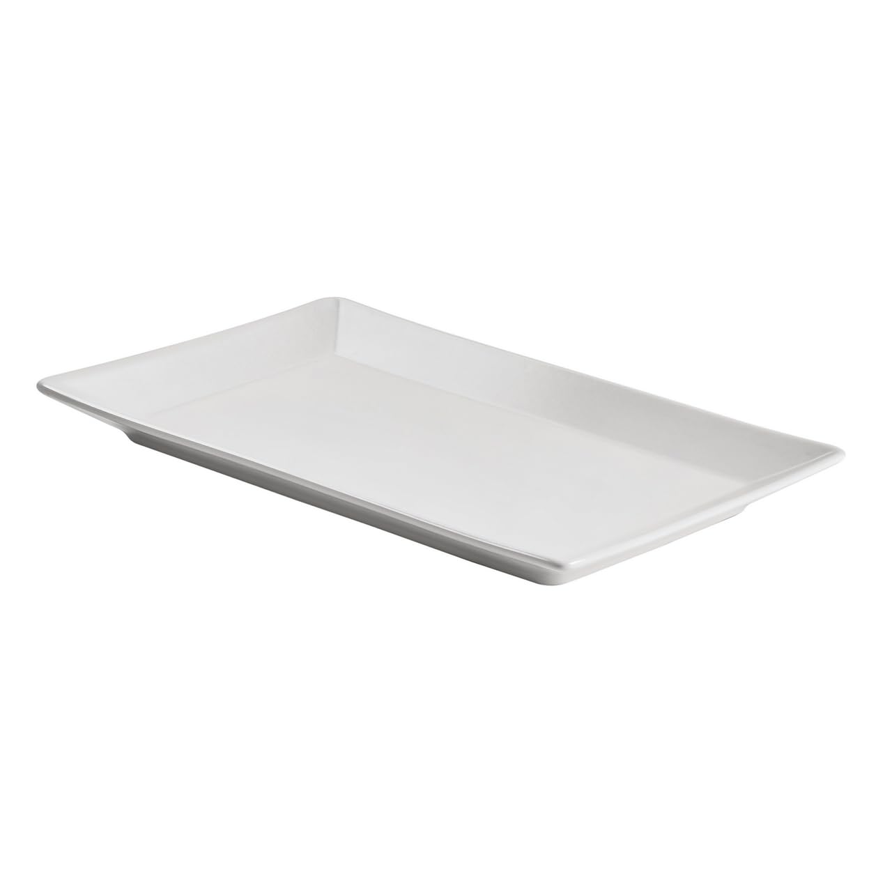 METRO Professional Plato Llano Macario, cerámica de gres, 30 x 20 cm, Rectangular, Blanco, 6 Unidades