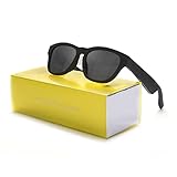 HD-Musik und Anrufe: SKYWAY Smart Bluetooth-Sonnenbrille mit hochwertiger Audio- und Super-Distortion-Technologie. In Bluetooth-Sonnenbrillenbeine eingebaute Miniaturlautsprecher und Mikrofone leiten den Ton ins Ohr. Das Tragen einer Bluetooth-Brille zum Telefonieren oder Musikhören ist eine coole Erfahrung.