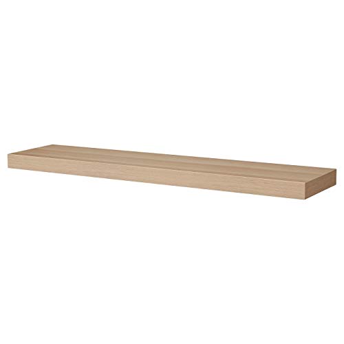 My Stylo Collection Estante de pared con efecto roble blanco teñido, 110...
