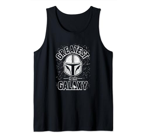 Star Wars The Mandalorian Helmet Greatest Dad Tank Top : débardeur homme imprimé pour l'été