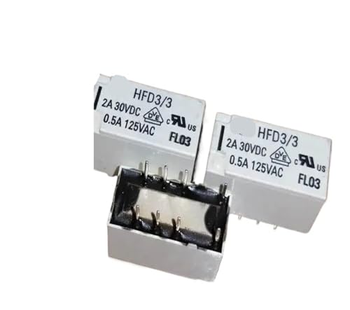 Relais HFD3 12V commutation haute performance à 8 broches basse consommation