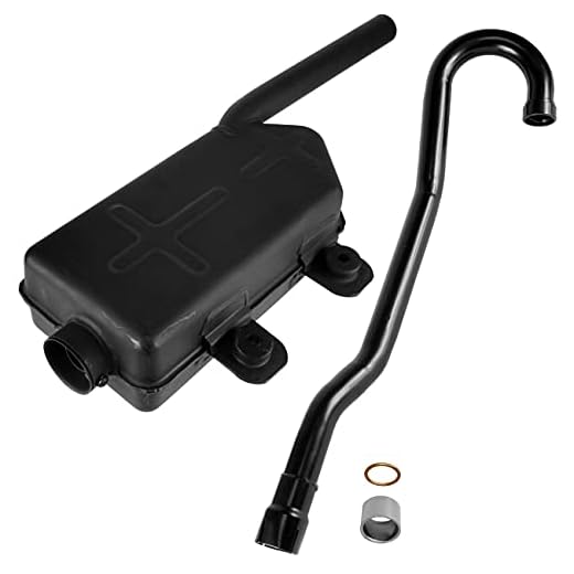 Caltric Exhaust Muffler with Pipe Gaskets Compatible with Kawasaki Bayou 220 KLF220A 1988-2002