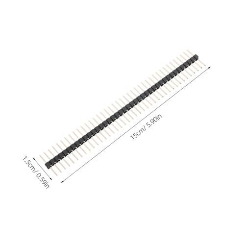 Conector de Clavijas Rectas 2.54 mm 1x40p para Evitar Falsos Contactos en Circuitos 2
