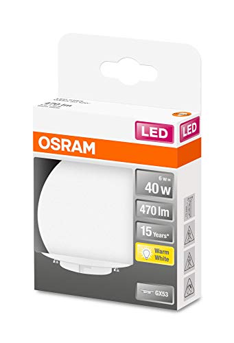 Osram GX53 LED Glas Spot mit GX53 Sockel und warmweißem Licht