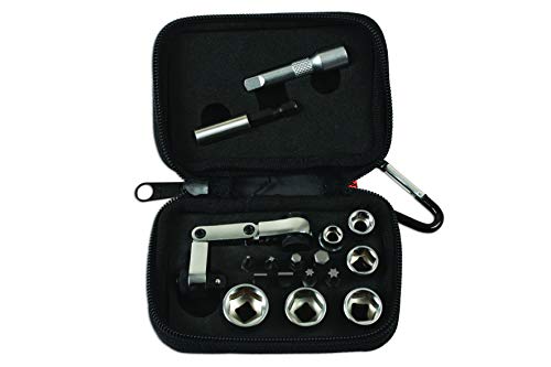Lot de 17 douilles à cliquet et embouts Laser 6945 pour serrage mécanique