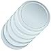Future Essentials Plastic Reusable Can Lids for #10 Cans (Pack of 6) – Snap-Tight BPA-Free Food-Grade Can Lid for Bulk Food Storage – Dishwasher-Safe, White, Made in the USA
