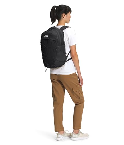 The North Face Women's Borealis Commuter Laptop Backpack - Everyday Travel Bag, 16" Laptop Sleeve, Reflective Details, TNF Black/TNF White-NPF, One Size