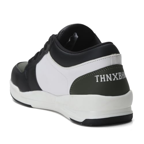 Image of Casual White Sneaker Shoe for Boys Lightweight Polyurethane Upper Lace-Up Shoes for Kid's & Boy's