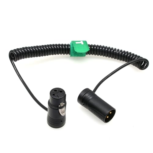 Câble audio XLR sans encombrement pour microphone sur table de mixage et enregistreur Zoom