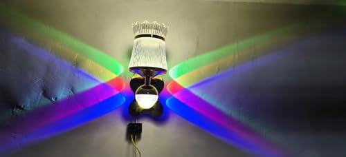 Image of Modern RGB Crystal with 3 Color LED Modes Gold Finish Decorative Night Light with Acrylic Shade Warm White, Cool White, Neutral White Luxury Bedside Lamp for Bedroom, Living Room